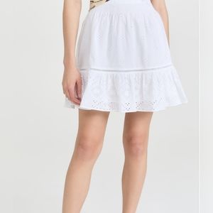 Madewell eyelet skirt